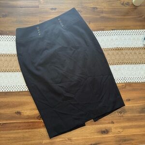White House Black Market Classic Black Pencil Skirt